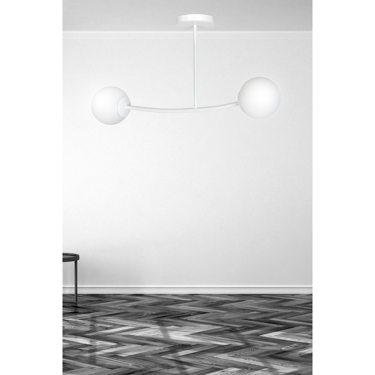 LAMPA SUFITOWA  HALLDOR 2 WHITE kolor biały