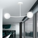 LAMPA SUFITOWA  HALLDOR 2 WHITE kolor biały