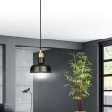 LAMPA WISZĄCA  IBOR 1 BLACK kolor czarny / złoty