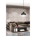 LAMPA WISZĄCA  IBOR 1 BLACK kolor czarny / złoty