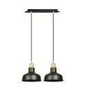 LAMPA WISZĄCA  IBOR 2 BLACK kolor czarny / złoty