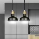 LAMPA WISZĄCA  IBOR 2 BLACK kolor czarny / złoty