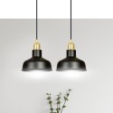 LAMPA WISZĄCA  IBOR 2 BLACK kolor czarny / złoty