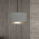 LAMPA WISZĄCA HILDE 1 BL GRAY kolor szary / złoty