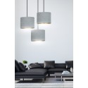 LAMPA WISZĄCA HILDE 3 BL PREMIUM GRAY kolor szary / złoty