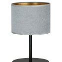 LAMPKA NOCNA  HILDE LN1 BL GRAY kolor szary / złoty