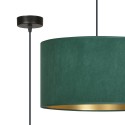 LAMPA WISZĄCA HILDE 1 BL GREEN kolor zielony / złoty