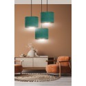 LAMPA WISZĄCA HILDE 3 BL PREMIUM GREEN kolor zielony / złoty