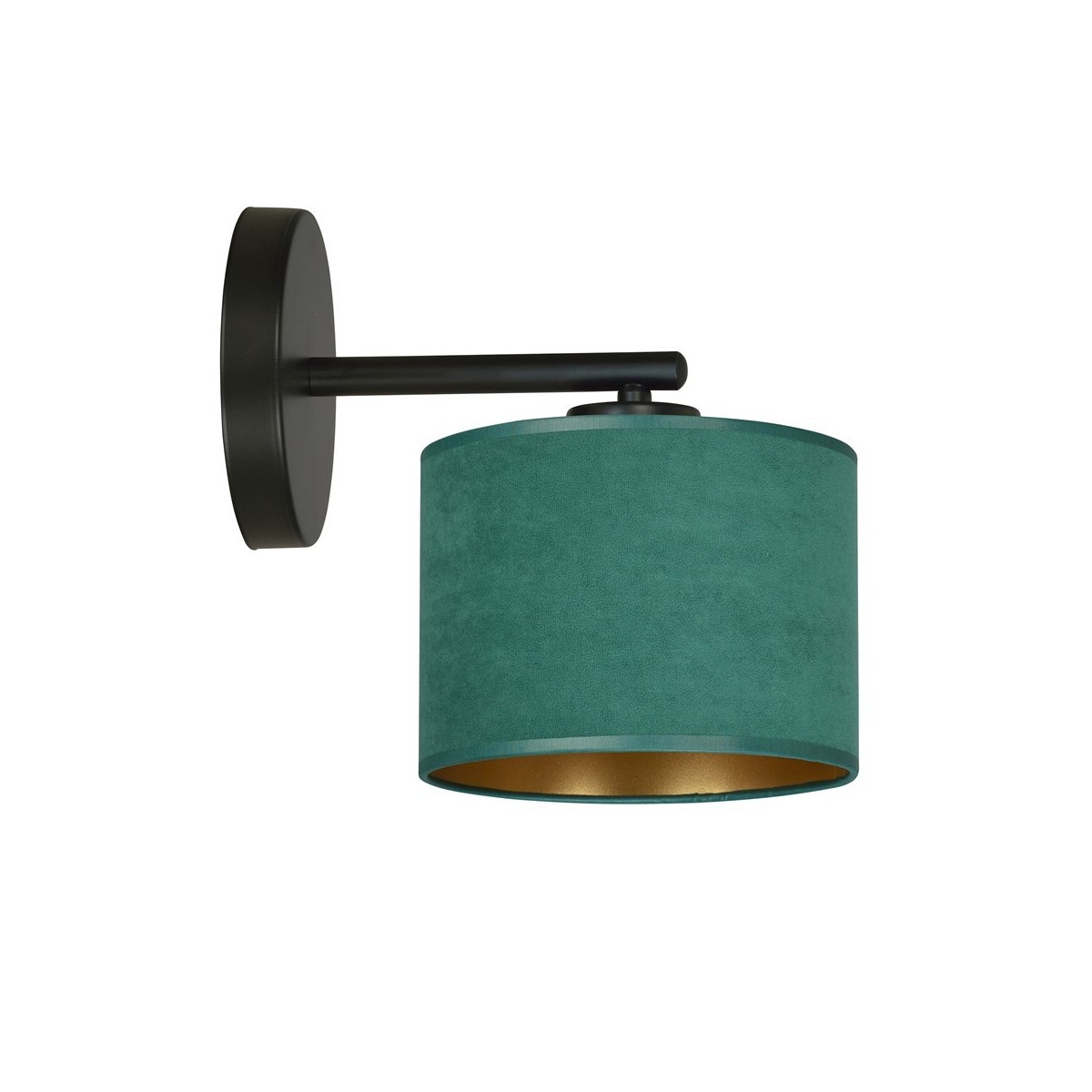 KINKIET HILDE K1 BL GREEN kolor zielony / złoty