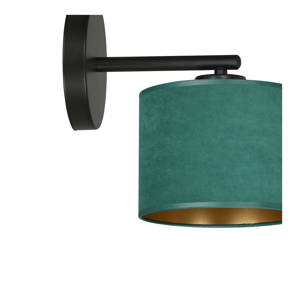 KINKIET HILDE K1 BL GREEN kolor zielony / złoty