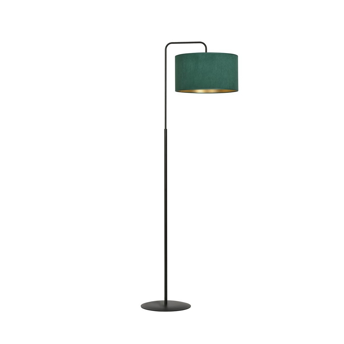 LAMPA STOJĄCA HILDE LP1 BL GREEN kolor zielony / złoty