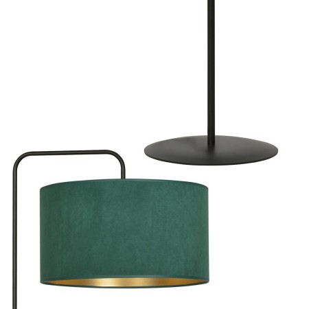 LAMPA STOJĄCA HILDE LP1 BL GREEN kolor zielony / złoty