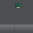 LAMPA STOJĄCA HILDE LP1 BL GREEN kolor zielony / złoty