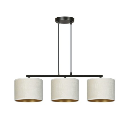 LAMPA WISZĄCA HILDE 3 BL WHITE kolor biały / złoty