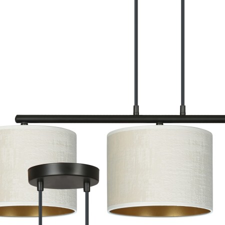 LAMPA WISZĄCA HILDE 3 BL WHITE kolor biały / złoty