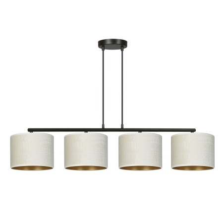 LAMPA WISZĄCA HILDE 4 BL WHITE kolor biały / złoty