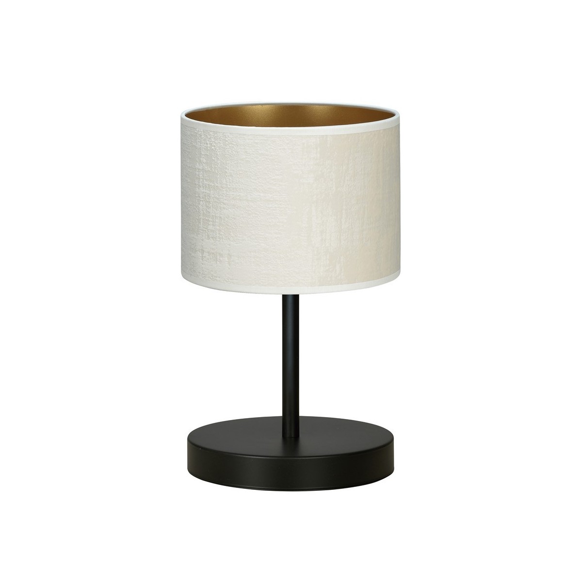 LAMPKA NOCNA  HILDE LN1 BL WHITE kolor biały / złoty