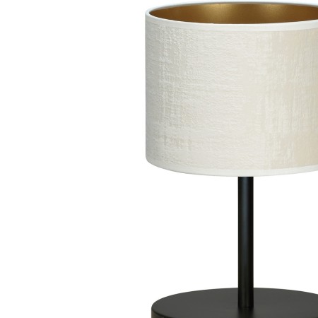 LAMPKA NOCNA  HILDE LN1 BL WHITE kolor biały / złoty