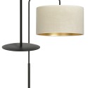 LAMPA STOJĄCA HILDE LP1 BL WHITE kolor biały / złoty