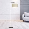 LAMPA STOJĄCA HILDE LP1 BL WHITE kolor biały / złoty