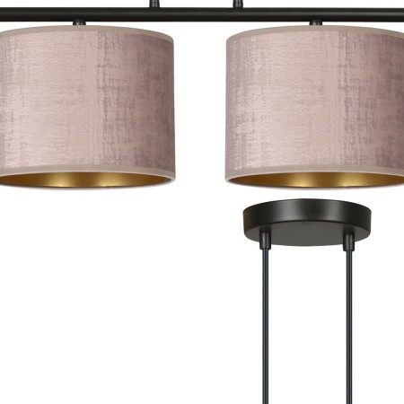 LAMPA WISZĄCA HILDE 4 BL ROSE kolor różowy / złoty
