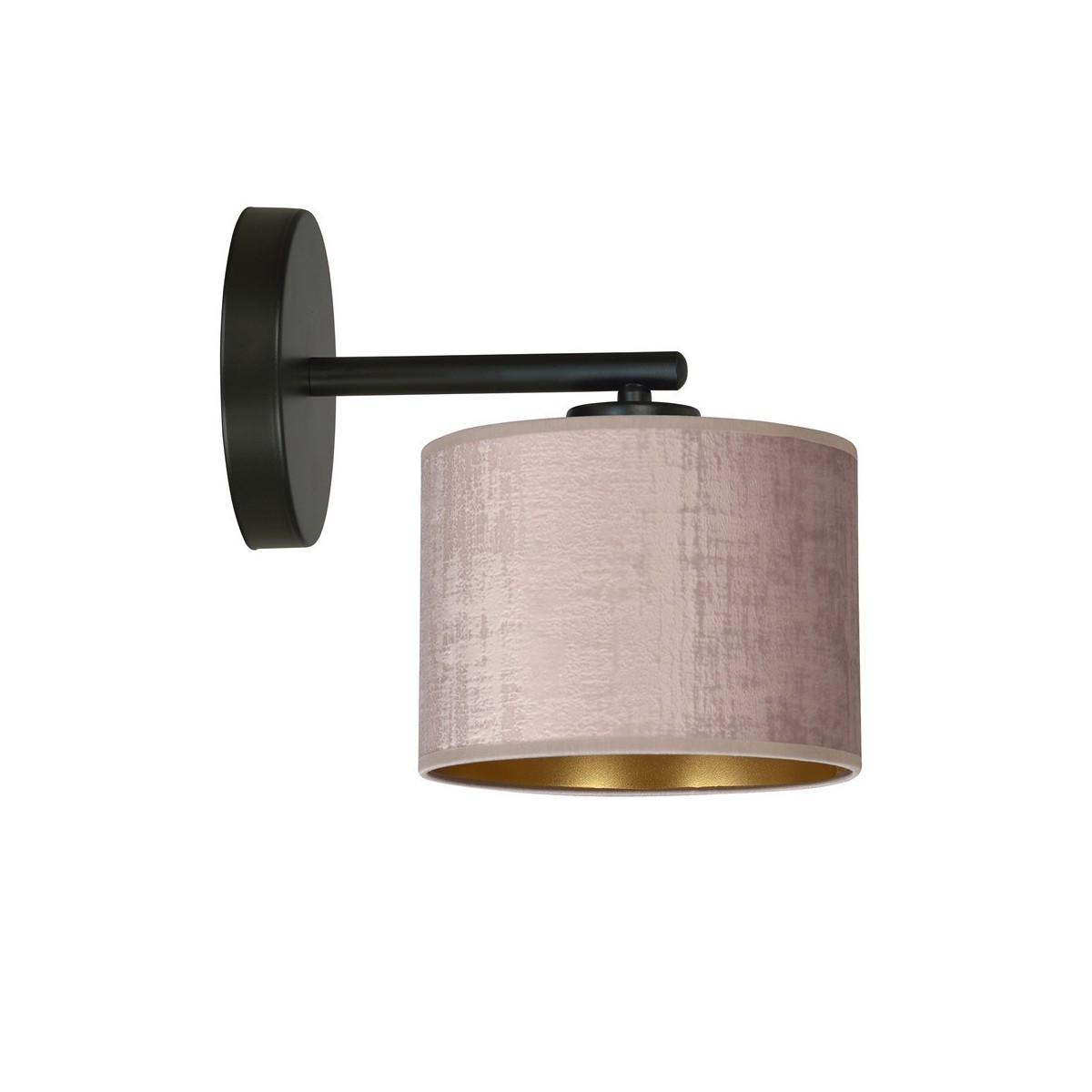 KINKIET HILDE K1 BL ROSE kolor różowy / złoty