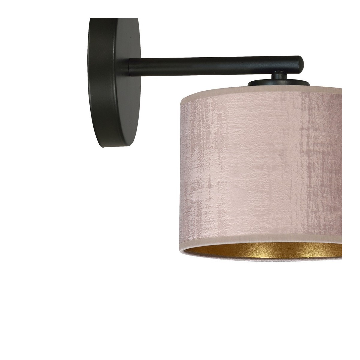 KINKIET HILDE K1 BL ROSE kolor różowy / złoty