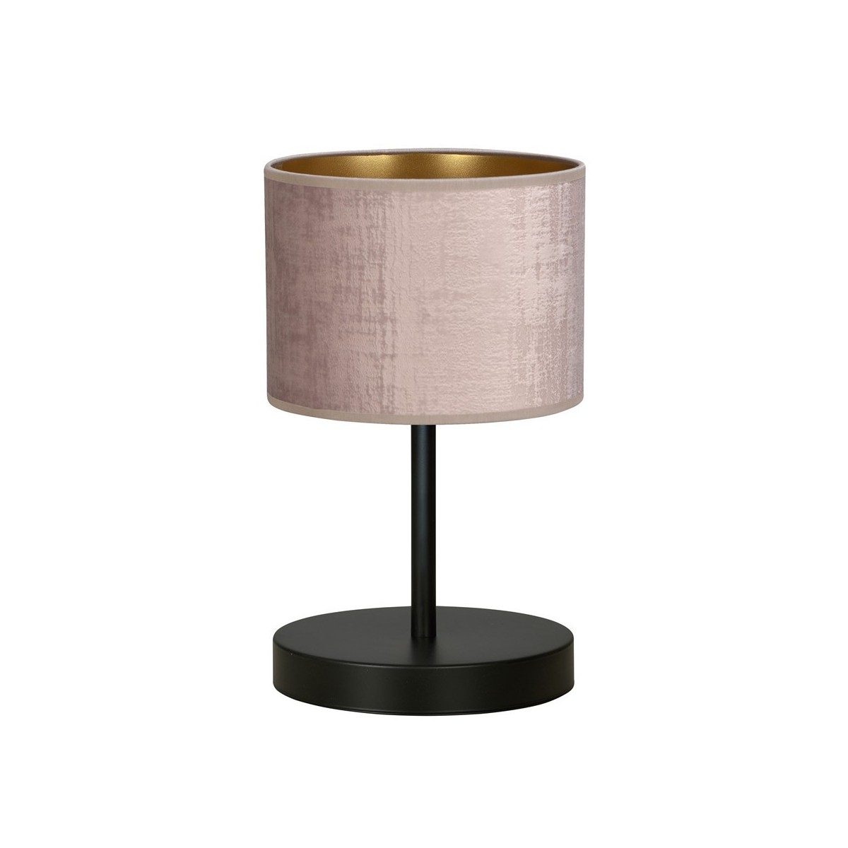 LAMPKA NOCNA  HILDE LN1 BL ROSE kolor różowy / złoty