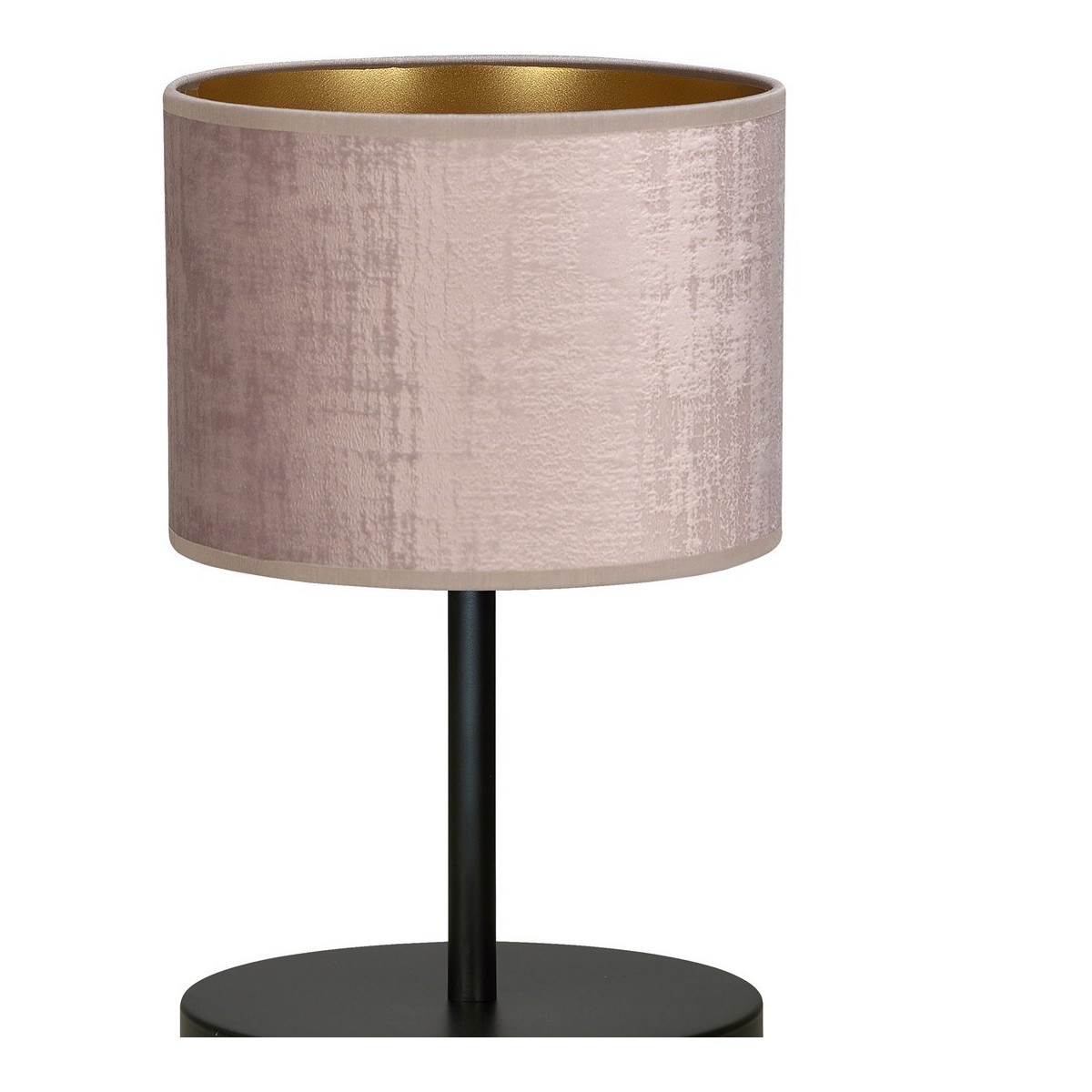 LAMPKA NOCNA  HILDE LN1 BL ROSE kolor różowy / złoty