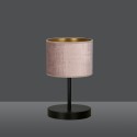 LAMPKA NOCNA  HILDE LN1 BL ROSE kolor różowy / złoty