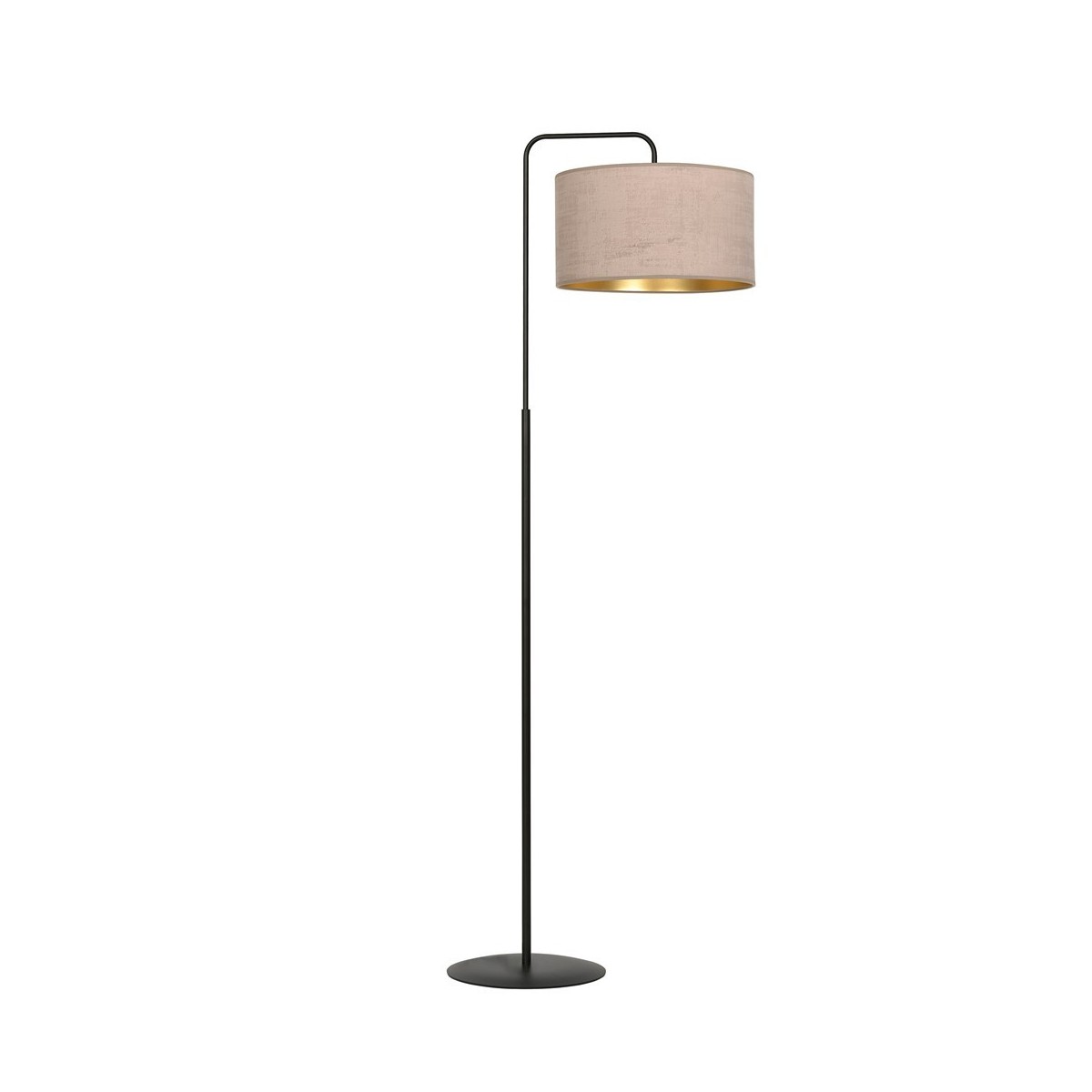 LAMPA STOJĄCA HILDE LP1 BL ROSE kolor różowy / złoty