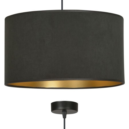 LAMPA WISZĄCA HILDE 1 BL BLACK kolor czarny / złoty