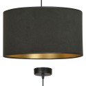 LAMPA WISZĄCA HILDE 1 BL BLACK kolor czarny / złoty