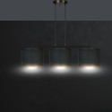 LAMPA WISZĄCA HILDE 3 BL BLACK kolor czarny / złoty