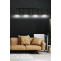 LAMPA WISZĄCA HILDE 4 BL BLACK kolor czarny / złoty