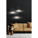 LAMPA WISZĄCA HILDE 3 BL PREMIUM BLACK kolor czarny / złoty