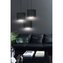 LAMPA WISZĄCA HILDE 3 BL PREMIUM BLACK kolor czarny / złoty