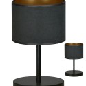 LAMPKA NOCNA  HILDE LN1 BL BLACK kolor czarny / złoty