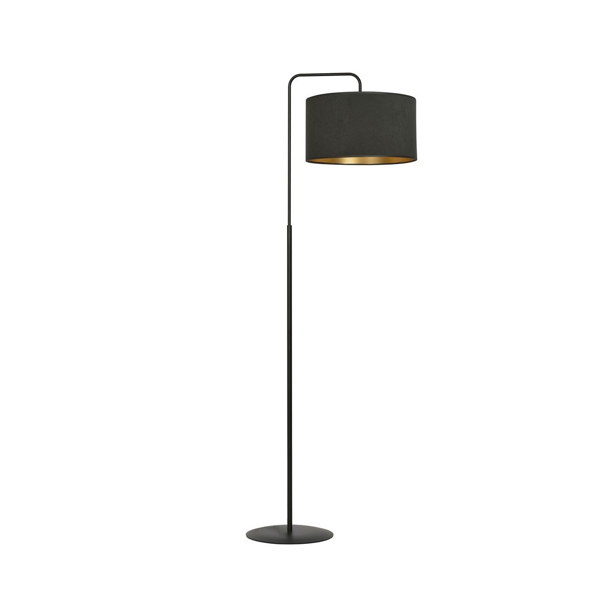 LAMPA STOJĄCA HILDE LP1 BL BLACK kolor czarny / złoty