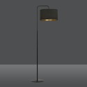 LAMPA STOJĄCA HILDE LP1 BL BLACK kolor czarny / złoty