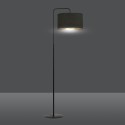 LAMPA STOJĄCA HILDE LP1 BL BLACK kolor czarny / złoty