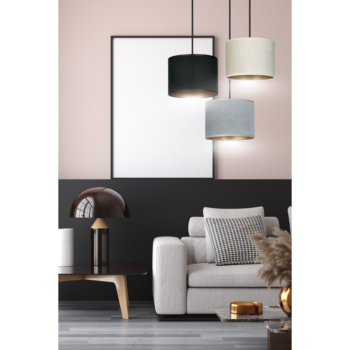 LAMPA WISZĄCA HILDE 3 BL PREMIUM MIX kolor multikolor