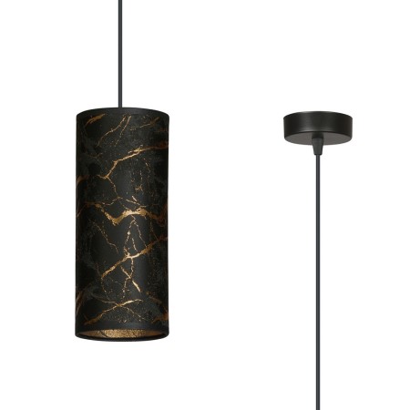 LAMPA WISZĄCA KARLI 1 BL MARBEL BLACK kolor czarny / złoty