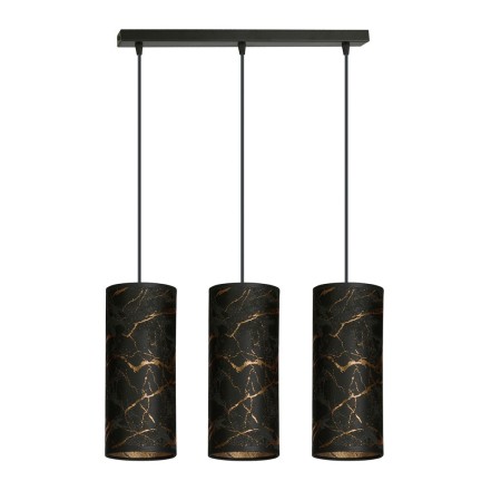 LAMPA WISZĄCA KARLI 3 BL MARBEL BLACK kolor czarny / złoty