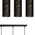 LAMPA WISZĄCA KARLI 3 BL MARBEL BLACK kolor czarny / złoty