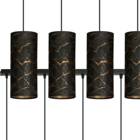 LAMPA WISZĄCA KARLI 4 BL MARBEL BLACK kolor czarny / złoty