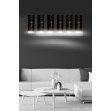 LAMPA WISZĄCA KARLI 6 BL MARBEL BLACK kolor czarny / złoty