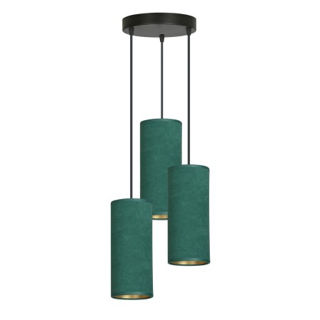 LAMPA WISZĄCA BENTE 3 BL PREMIUM GREEN kolor zielony / złoty