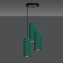 LAMPA WISZĄCA BENTE 3 BL PREMIUM GREEN kolor zielony / złoty