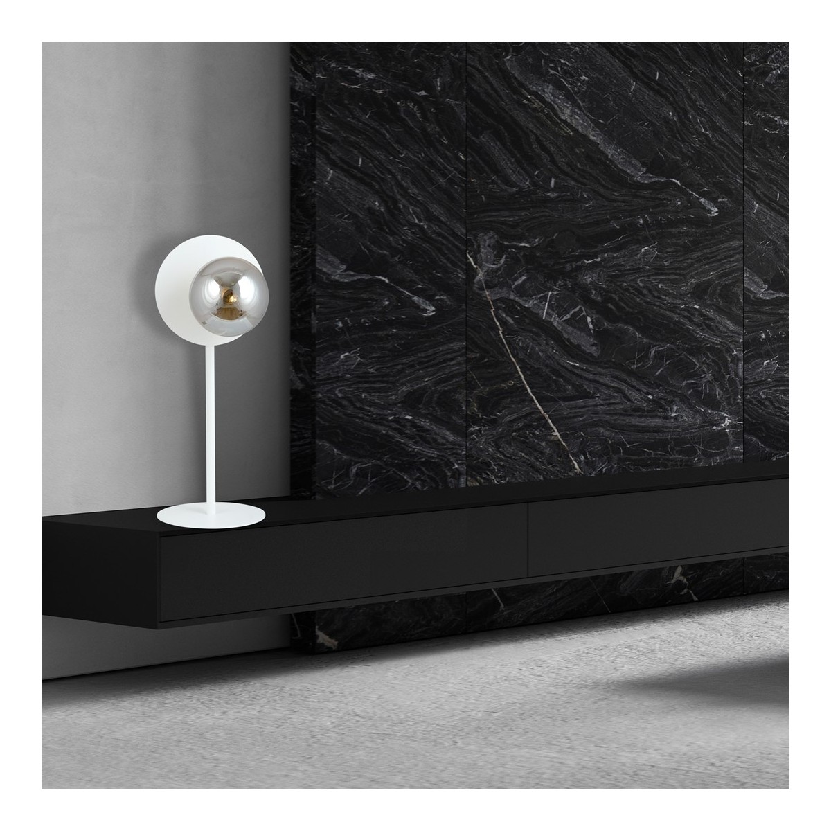 Lampka biurkowa OSLO LN WHITE/GRAFIT kolor grafit polska produkcja